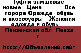 Туфли замшевые, новые › Цена ­ 1 000 - Все города Одежда, обувь и аксессуары » Женская одежда и обувь   . Пензенская обл.,Пенза г.